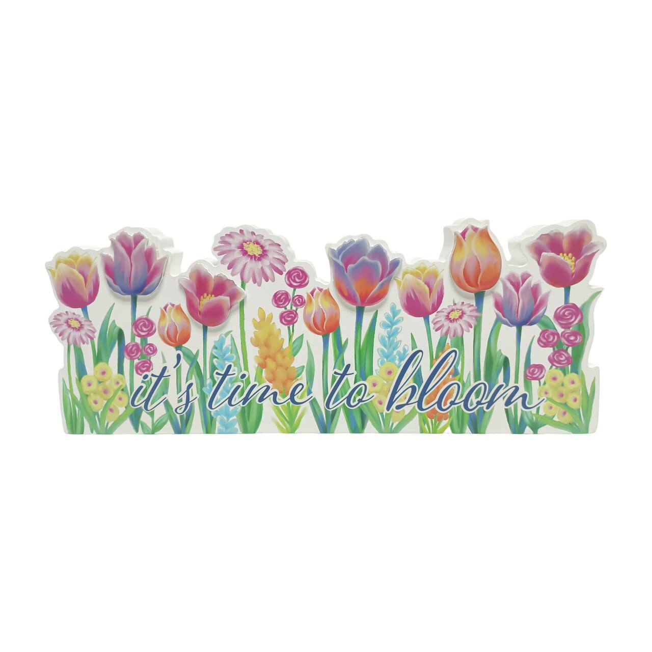 15.5" It's Time to Bloom Tabletop Décor by Ashland®
